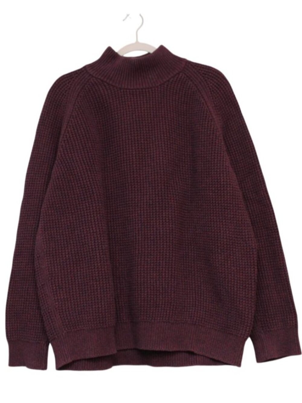 LL Bean Men's Sweater Size XL Chunky Knit Organic Cotton Preppy Casual Outdoor